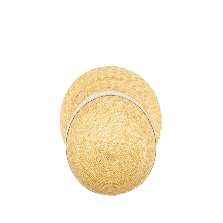 Top quality Dior Size 57 Raffia Cap Grey/Multicolour