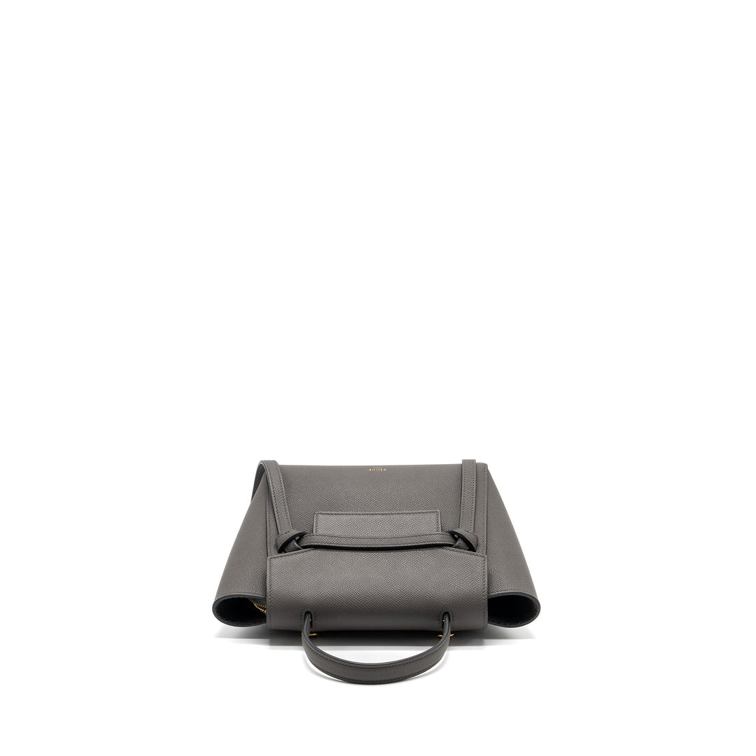 Celine nano belt bag calfskin grey