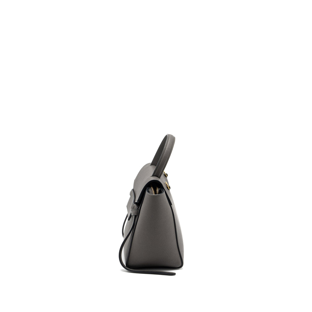 Celine nano belt bag calfskin grey