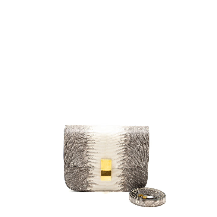 Celine Medium Box Lizard NATURAL