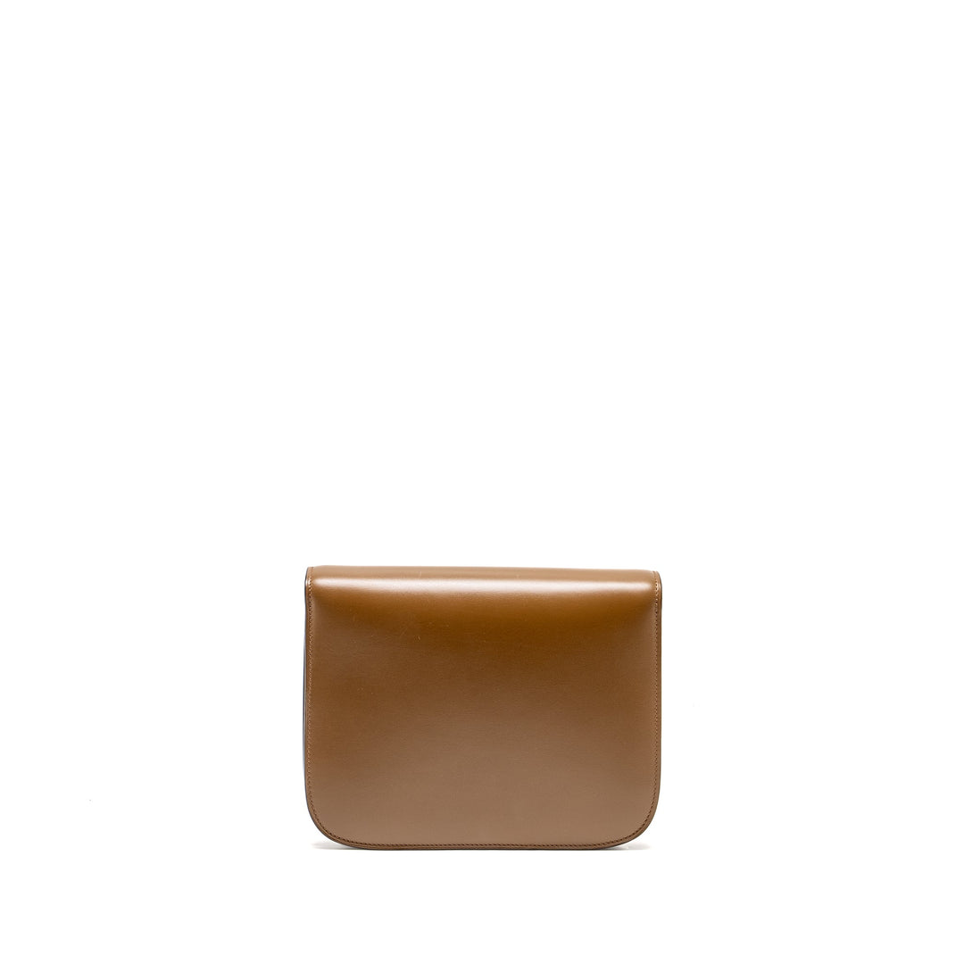Celine Medium Classic Box Calfskin Camel