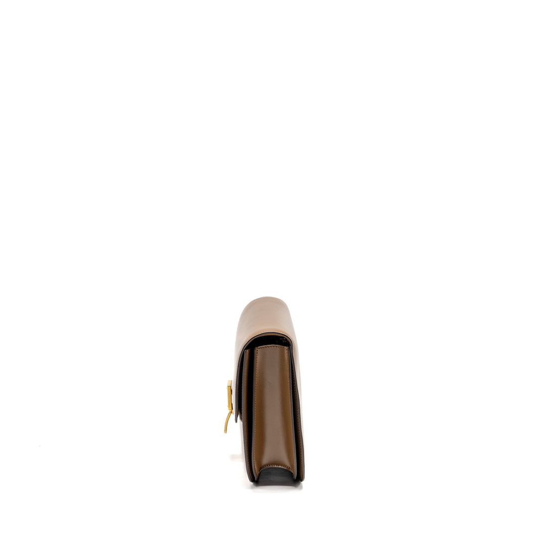 Top Quality Celine Medium Classic Box Calfskin Camel