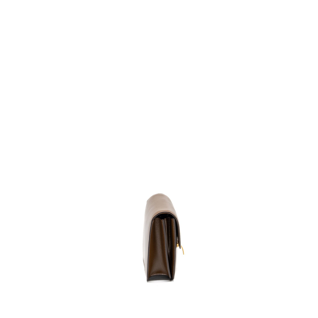 Top Quality Celine Teen classic box bag calfskin brown