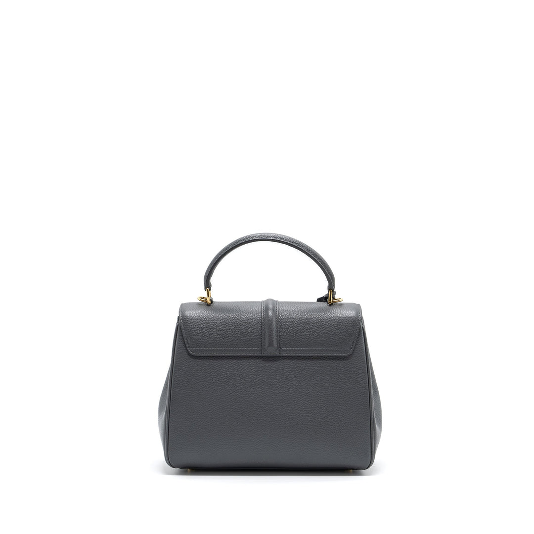 Top Quality Celine Small 16 Bag Grained Calfskin Grey