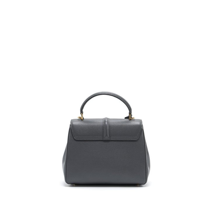 Top Quality Celine Small 16 Bag Grained Calfskin Grey