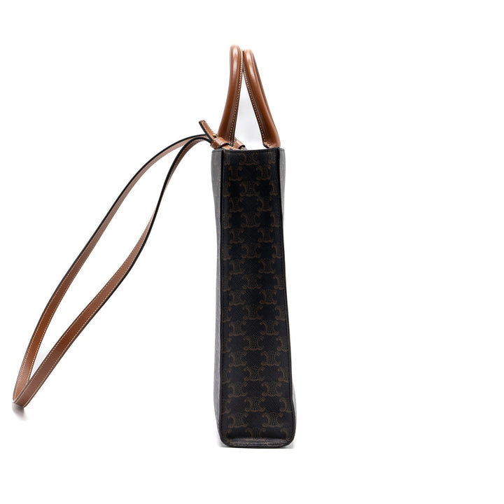 Top Quality Celine Vertical Cabas Triomphe Canvas/ Leather