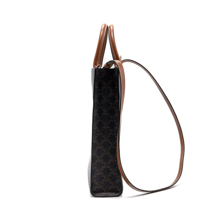 Top Quality Celine Vertical Cabas Triomphe Canvas/ Leather