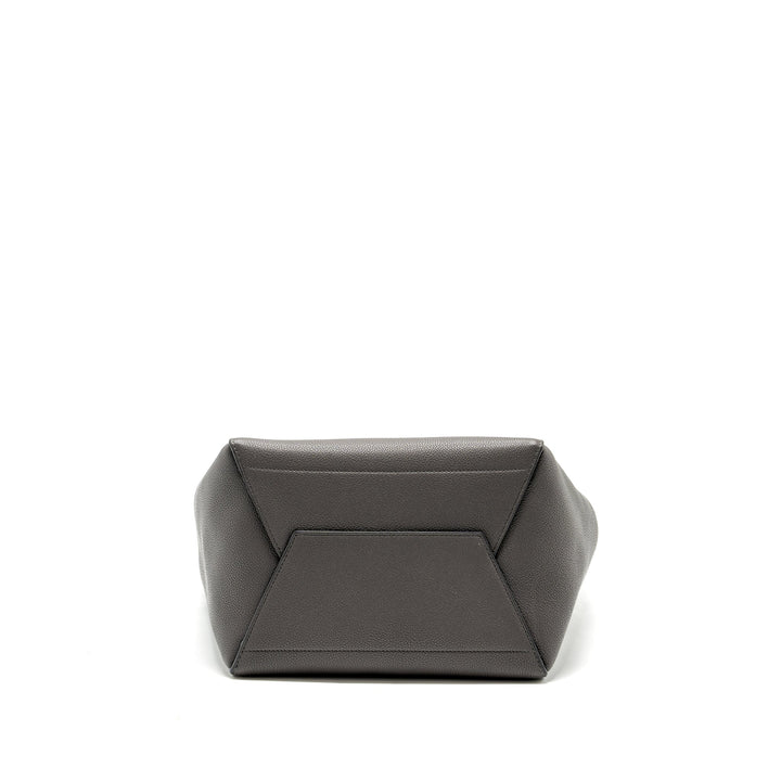Celine Sangle Bucket Bag Grained Calfskin Grey