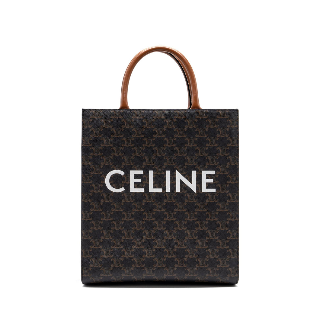 Top Quality Celine Vertical Cabas Triomphe Canvas/ Leather