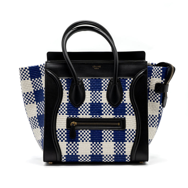 Top Quality Celine Mini Luggage Tote Leather Multicolour