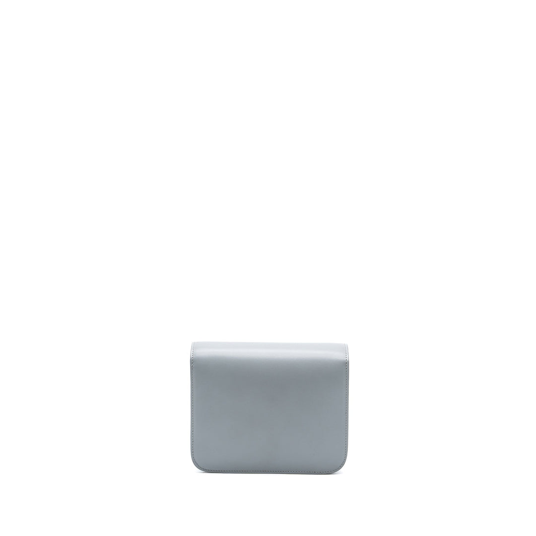 Celine Teen Classic Bag Box Calfskin Light Grey