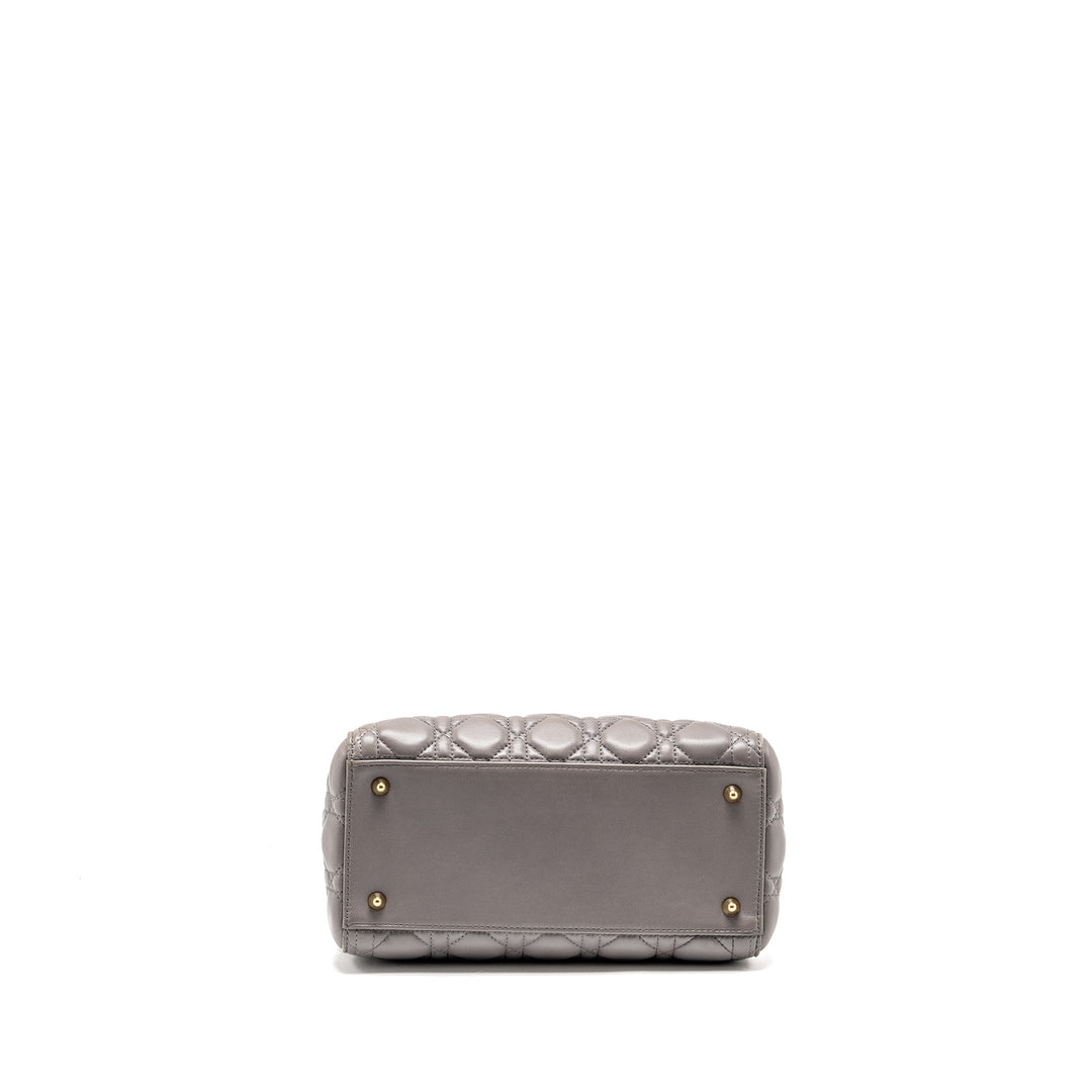 Top quality Dior Medium Lady Top quality Dior Lambskin Grey