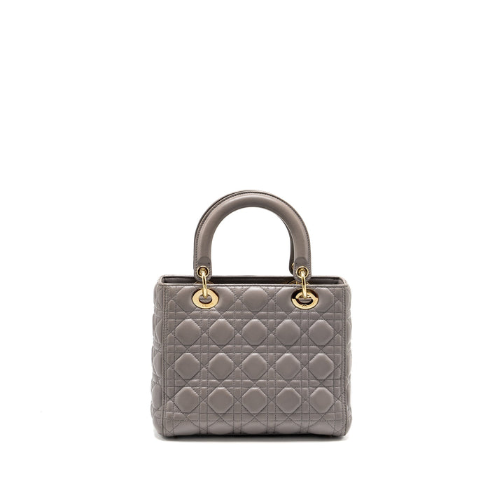 Top quality Dior Medium Lady Top quality Dior Lambskin Grey