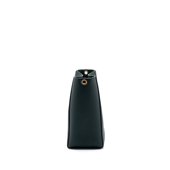 Celine Sangle bucket bag calfskin dark green