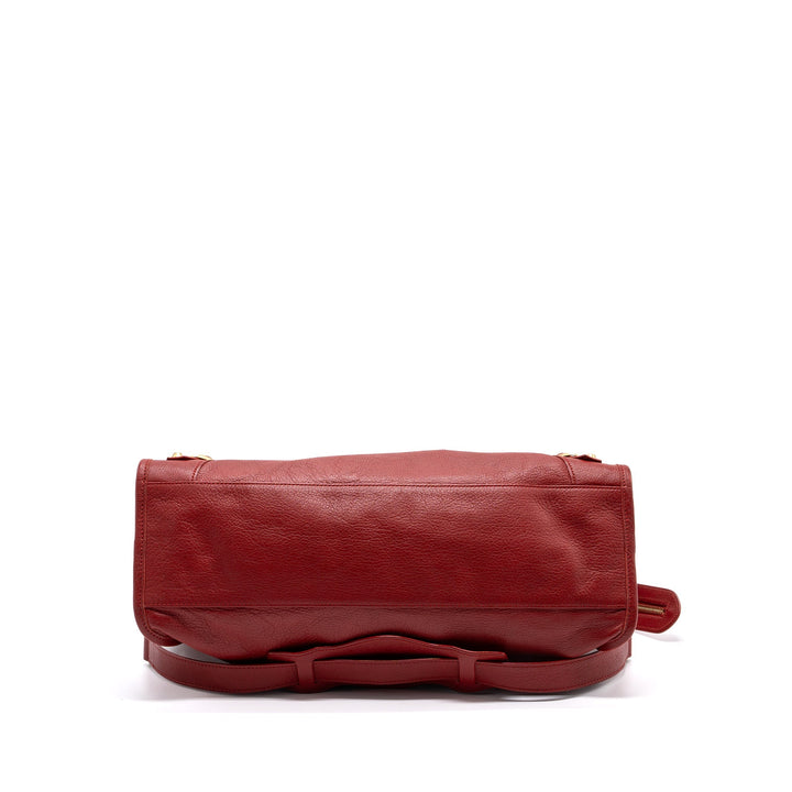 Top Quality Balenciaga city bag leather red LGHW