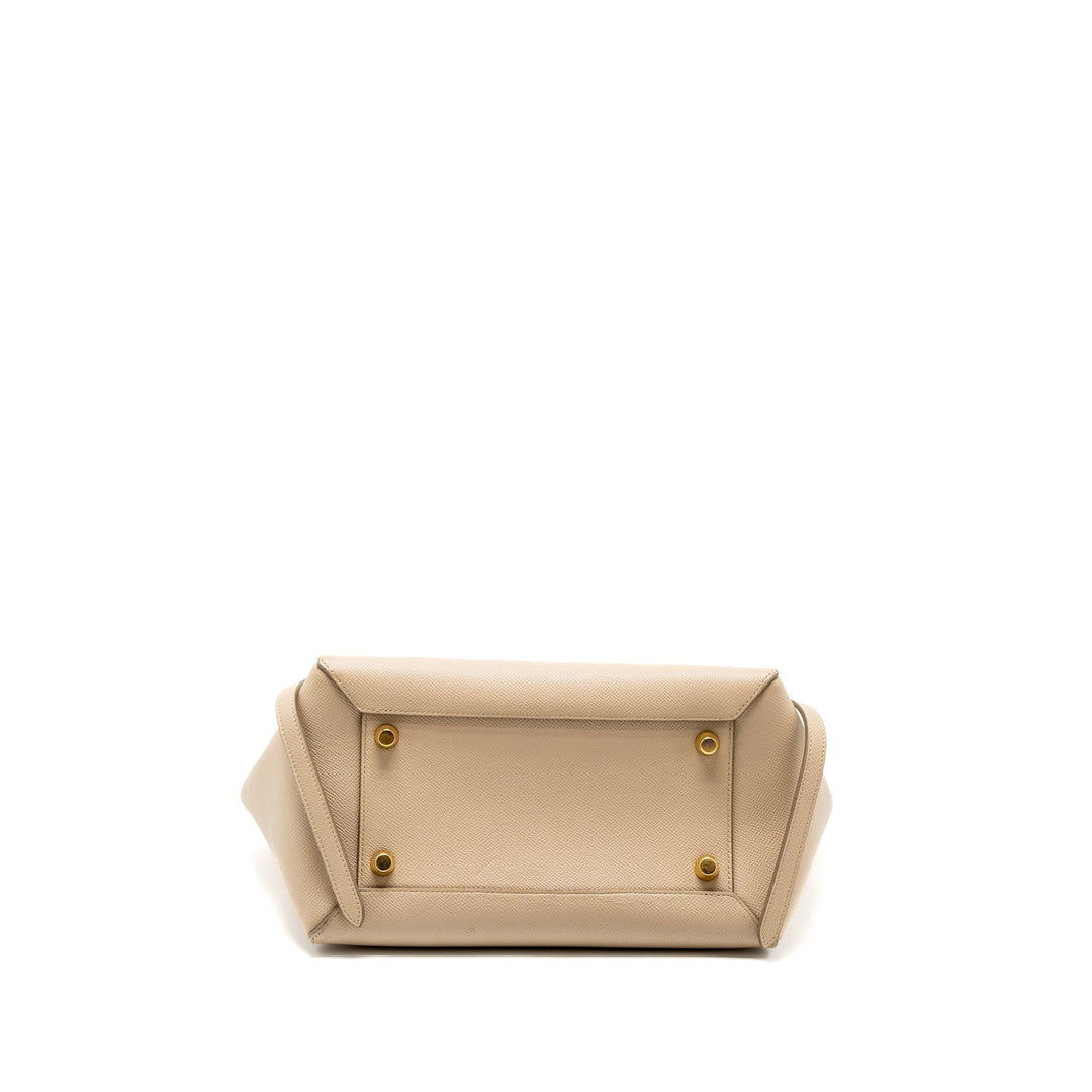 Celine Mini Belt Bag Grained Calfskin Light Beige