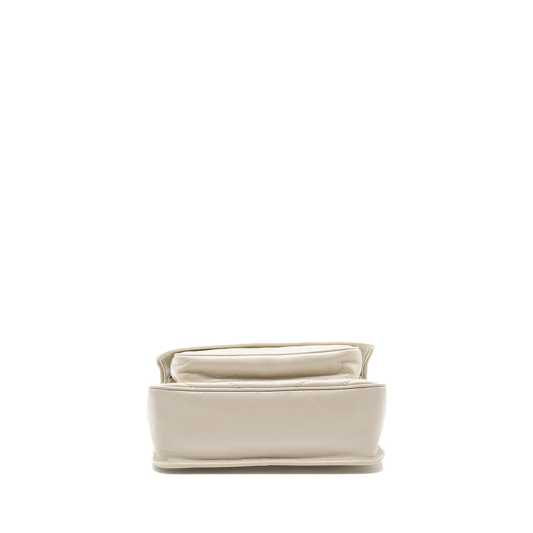 Saint laurent medium Niki calfskin blanc SHW