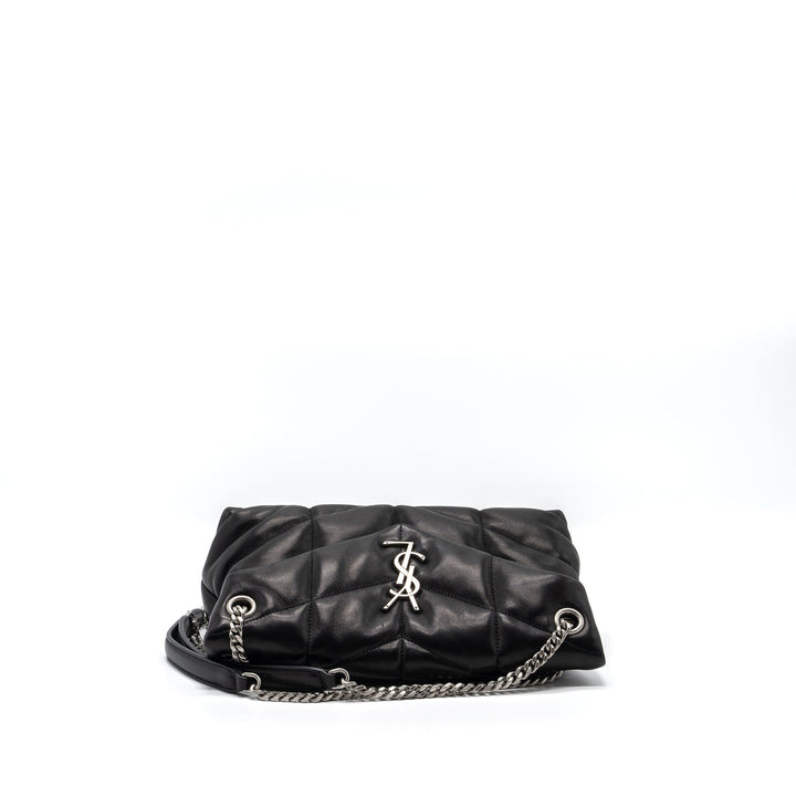 Saint Laurent Small Puffer Lambskin Black SHW