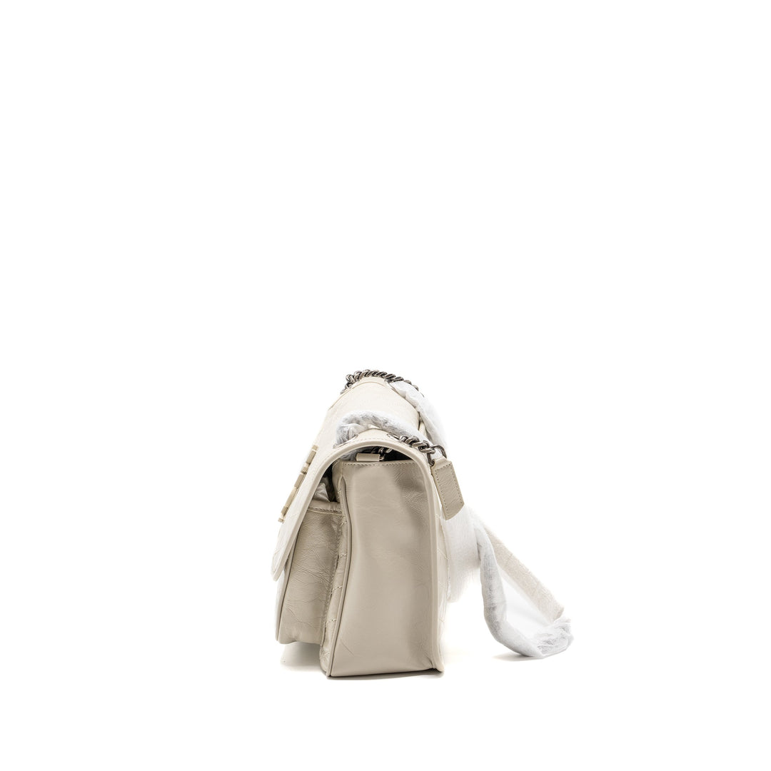 Saint laurent medium Niki calfskin blanc SHW