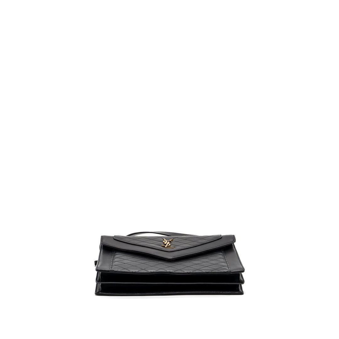 Saint laurent gaby satchel bag lambskin black GHW