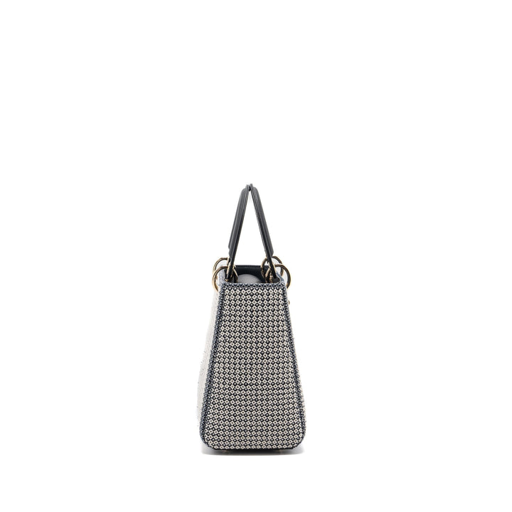 Top quality Dior Medium Lady Top quality Dior La Force Limited Edition Calfskin/Fabric Multicolour