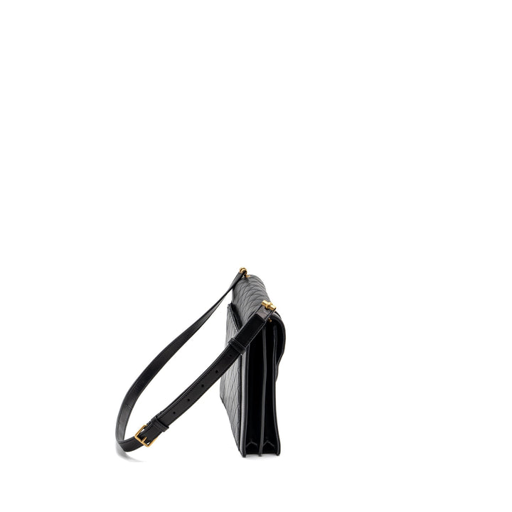 Saint laurent gaby satchel bag lambskin black GHW