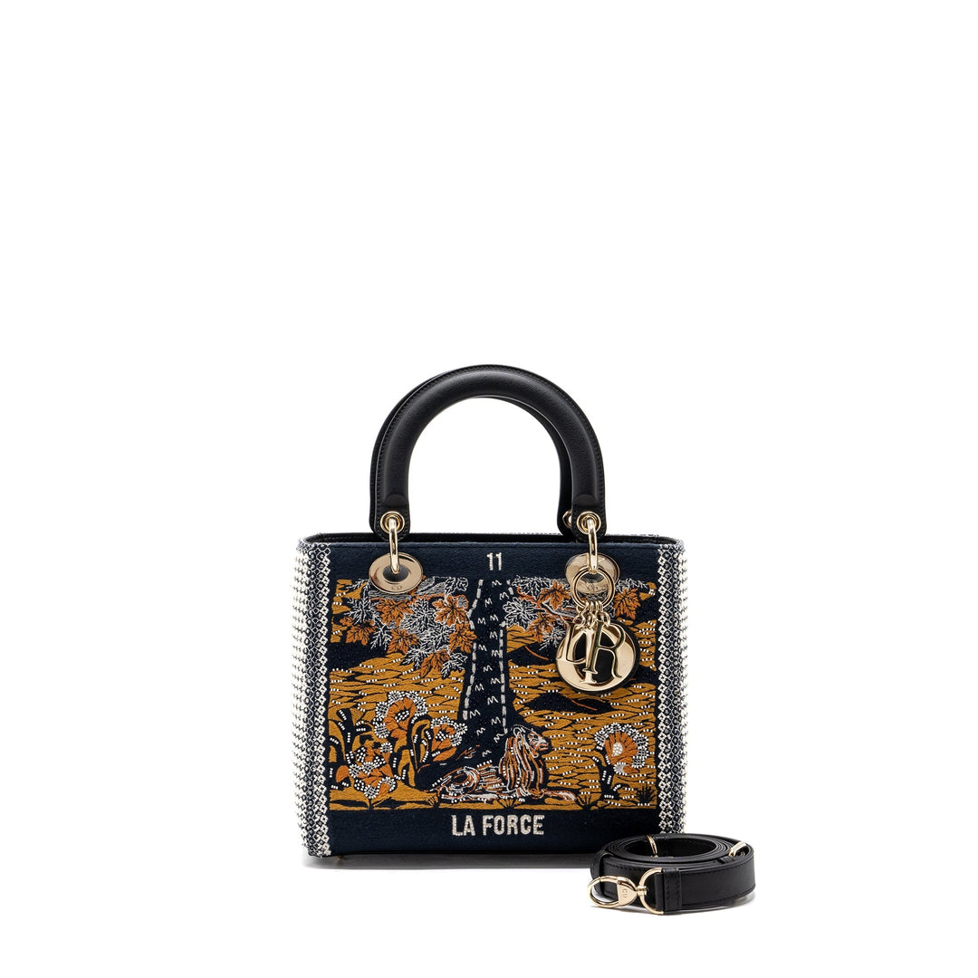 Top quality Dior Medium Lady Top quality Dior La Force Limited Edition Calfskin/Fabric Multicolour