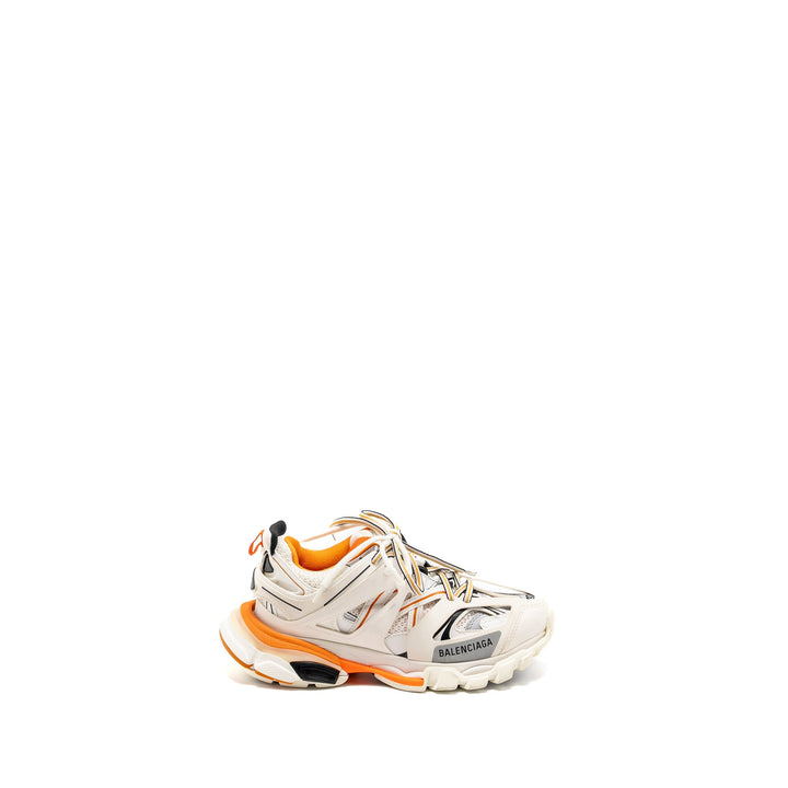 Top Quality Balenciaga Size 37 Track Sneakers White/Orange
