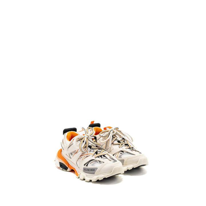 Top Quality Balenciaga Size 37 Track Sneakers White/Orange