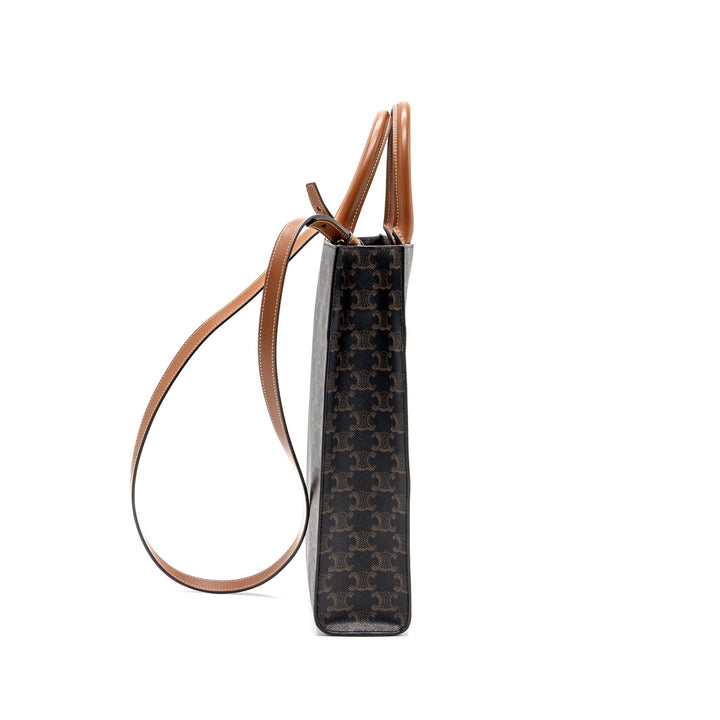 Celine Vertical Cabas Triomphe Canvas