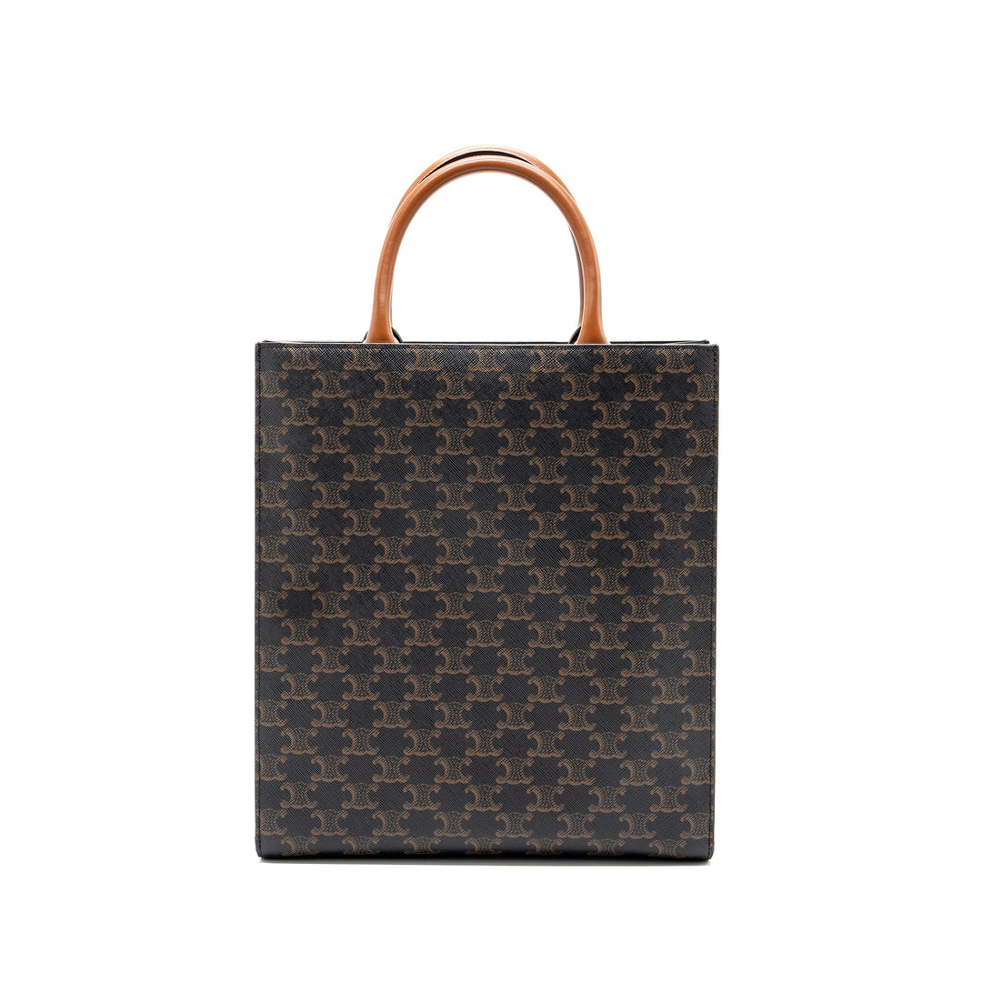 Celine Vertical Cabas Triomphe Canvas