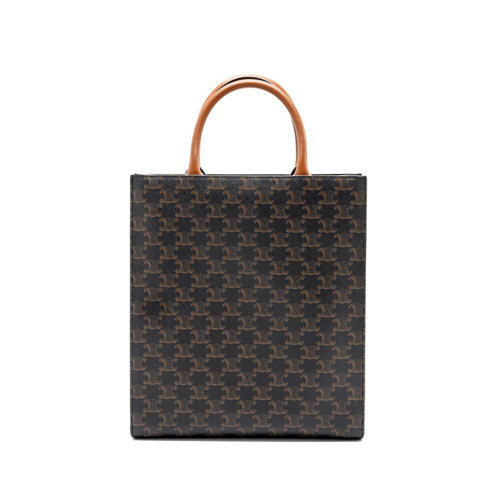 Celine Vertical Cabas Triomphe Canvas