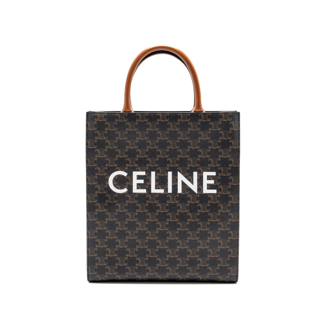 Celine Vertical Cabas Triomphe Canvas
