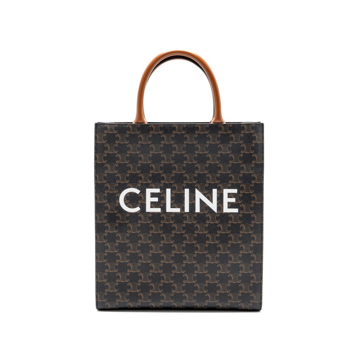 Celine Vertical Cabas Triomphe Canvas