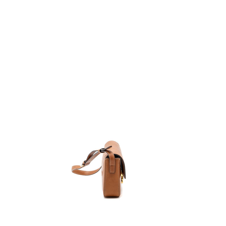 Top Quality Celine Triomphe Shoulder bag Natural Calfskin Tan