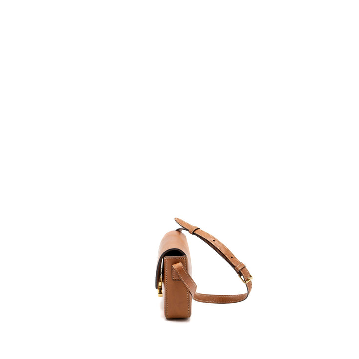 Top Quality Celine Triomphe Shoulder bag Natural Calfskin Tan