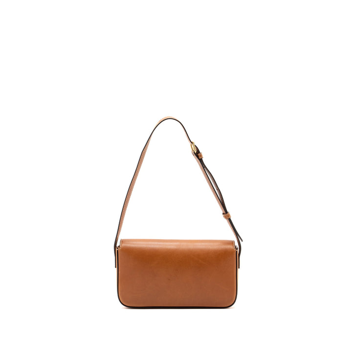 Top Quality Celine Triomphe Shoulder bag Natural Calfskin Tan