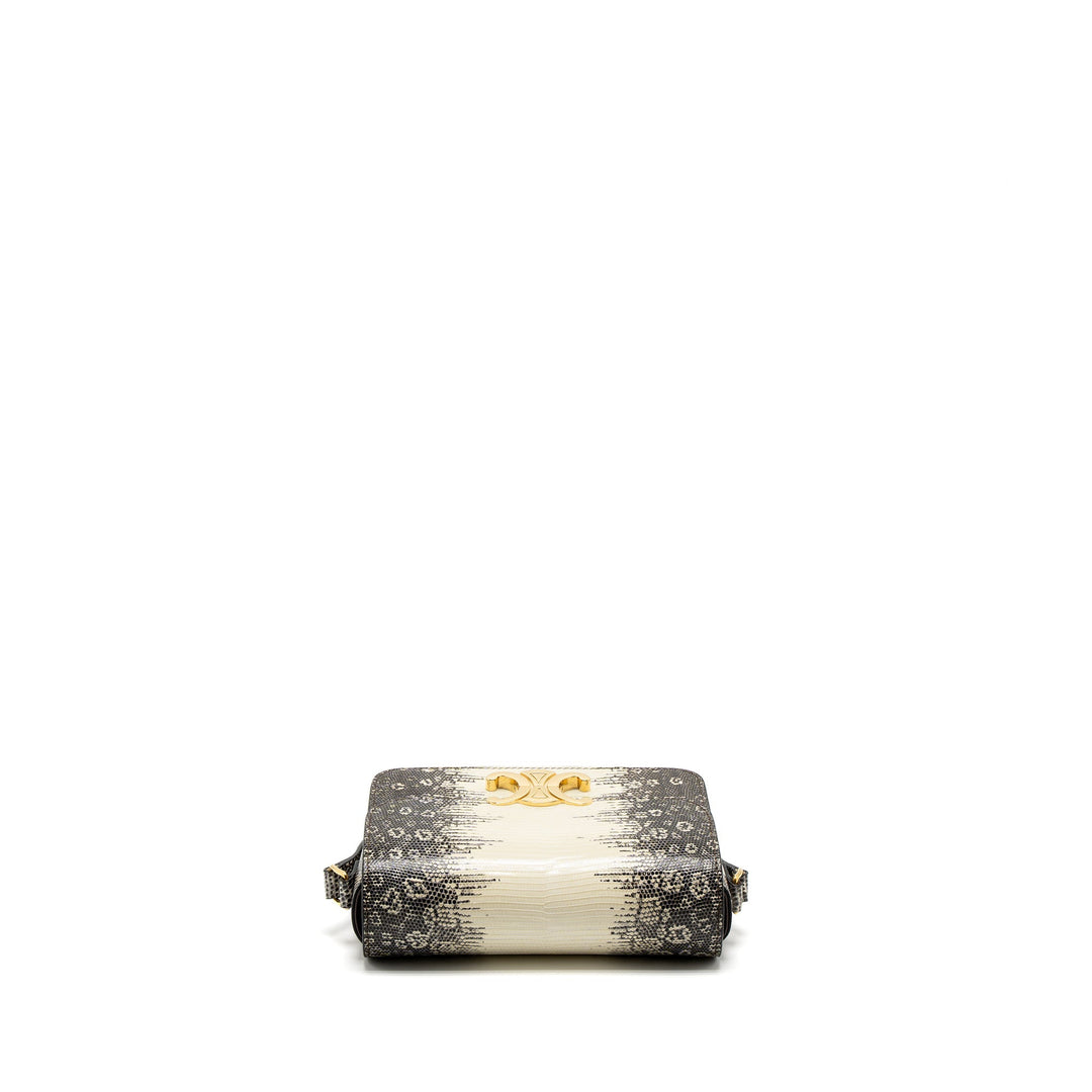 Top Quality Celine Teen Triomphe Bag Lizard Natural Colour