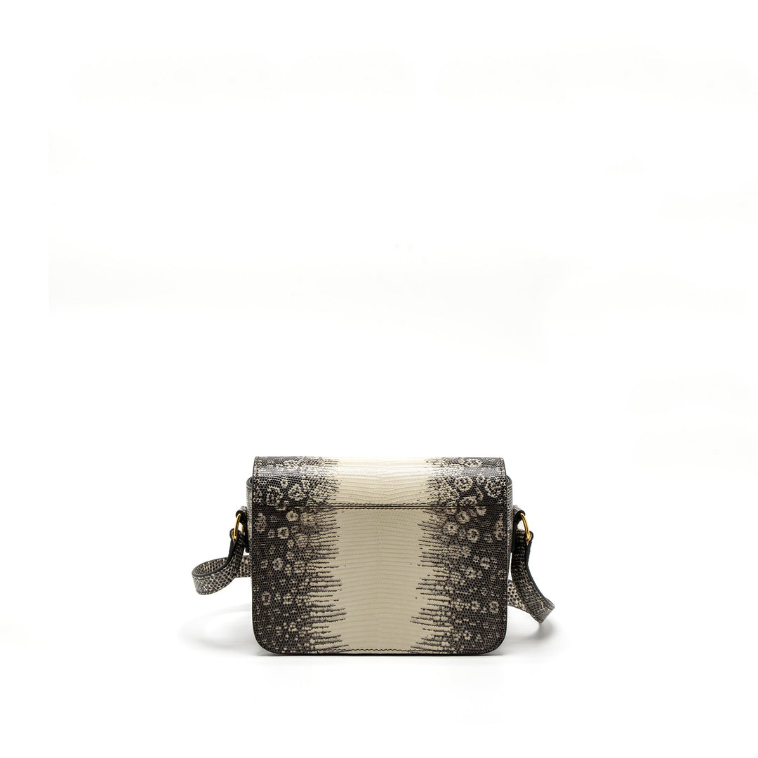 Top Quality Celine Teen Triomphe Bag Lizard Natural Colour