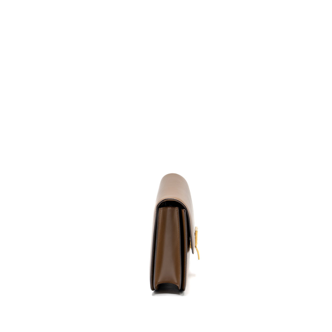 Celine Medium Classic Box Bag Calfskin Brown