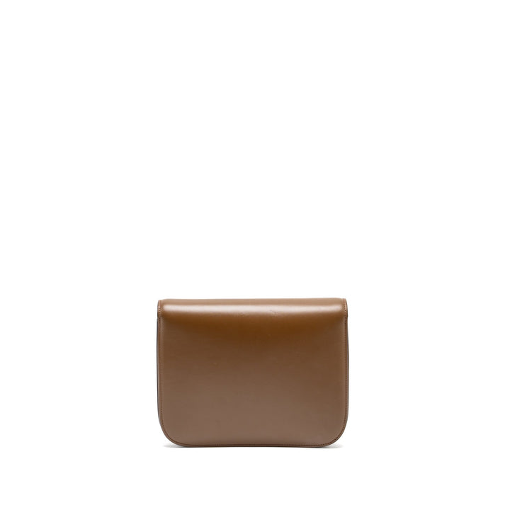 Celine Medium Classic Box Bag Calfskin Brown