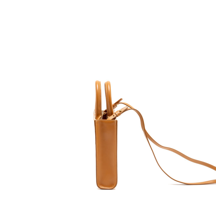 Celine Mini Vertical Cabas Canvas/Calfskin Multicolour