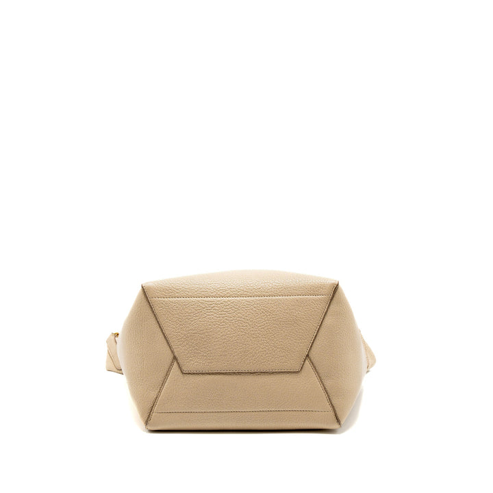 Celine Sangle Bucket Bag Calfskin Beige