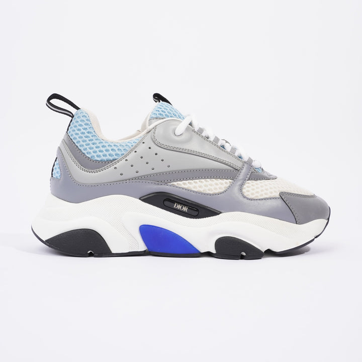 Christian Dior B22 White / Grey / Light Blue Mesh EU 37 UK 4