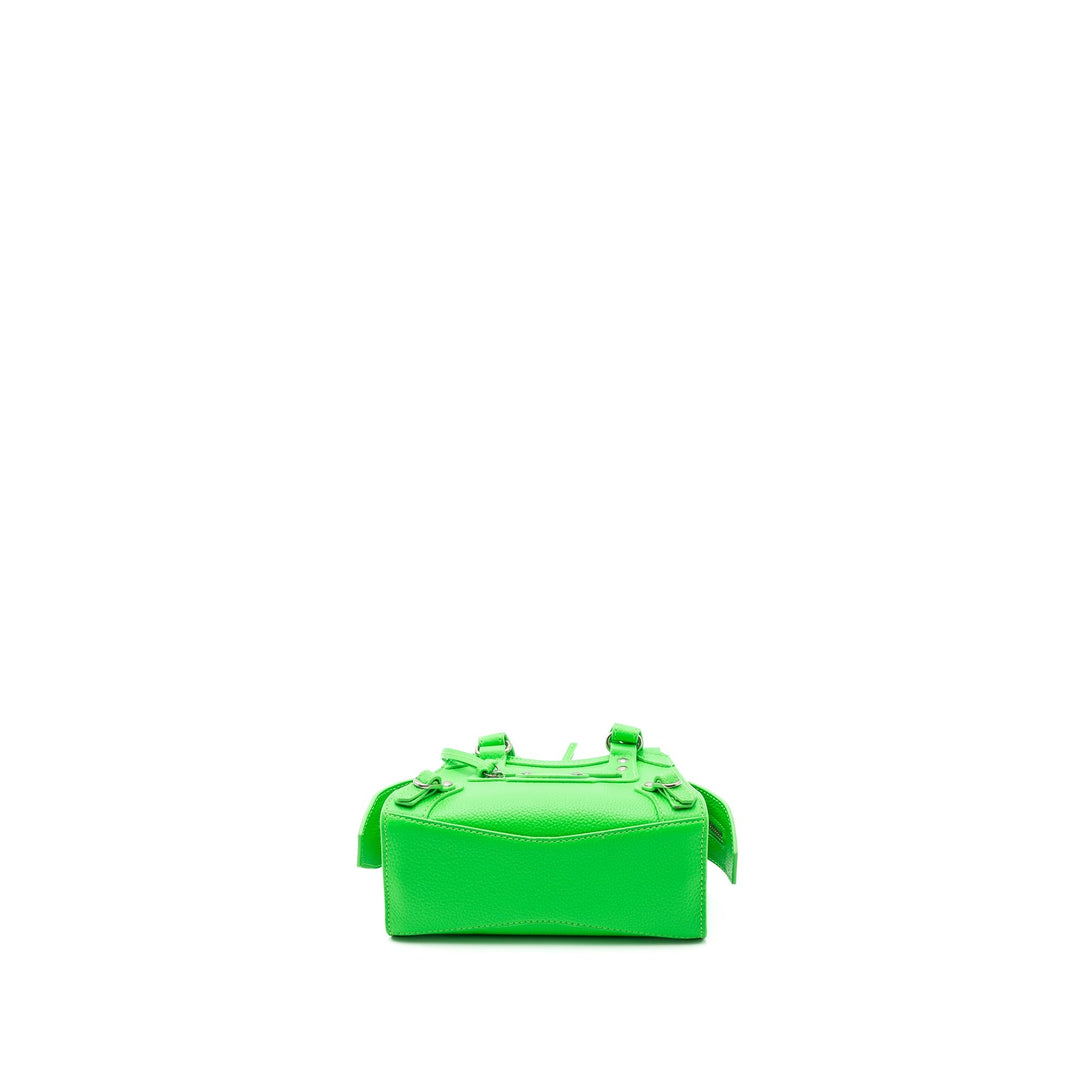 Top Quality Balenciaga Super Mini Neo City Bag Calfskin Green SHW