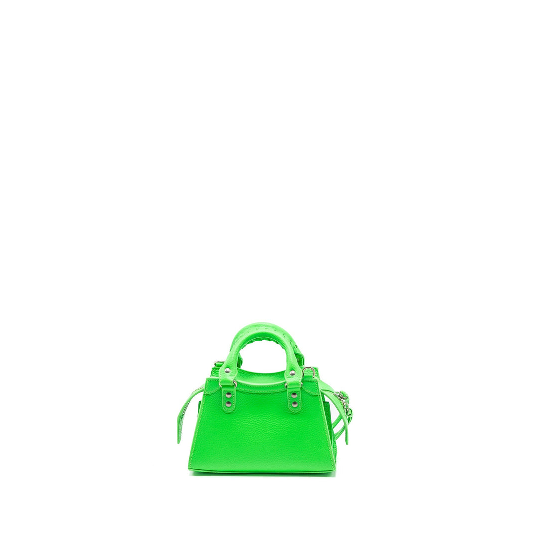 Top Quality Balenciaga Super Mini Neo City Bag Calfskin Green SHW