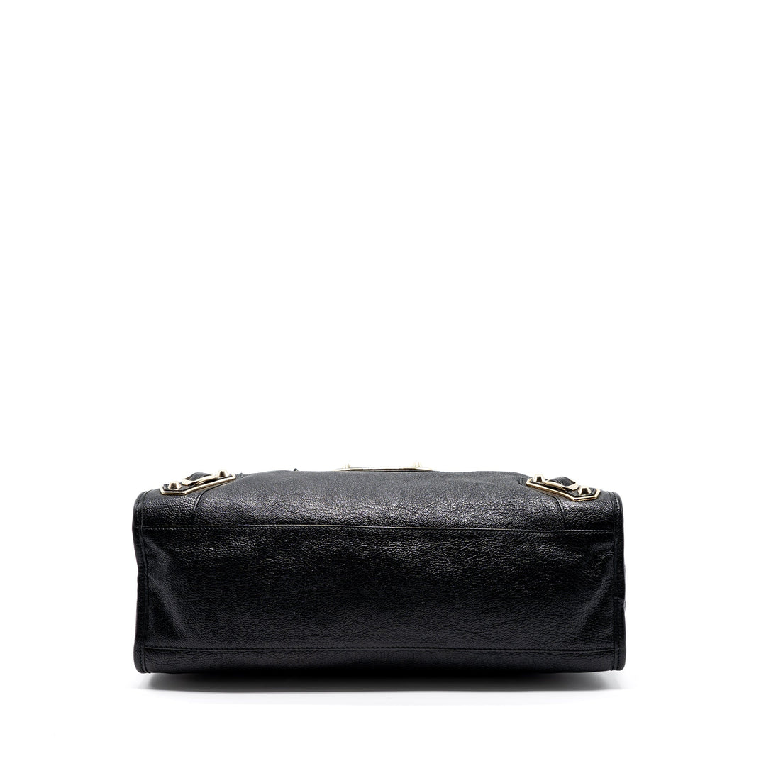 Top Quality Balenciaga classic city bag black GHW