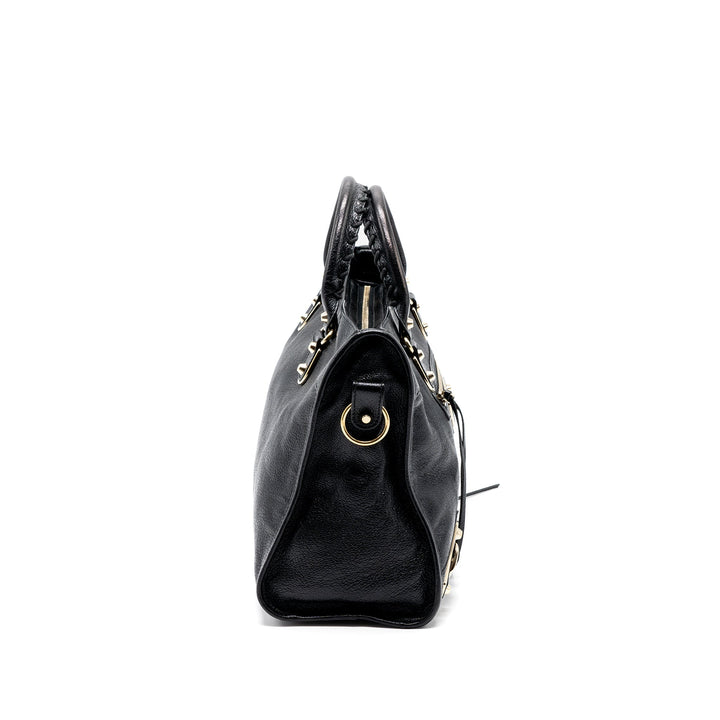 Top Quality Balenciaga classic city bag black GHW