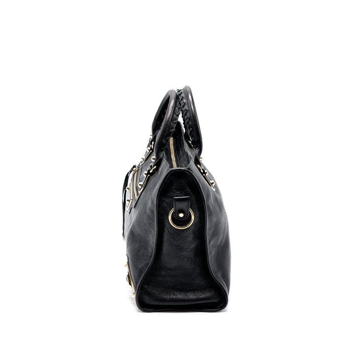 Top Quality Balenciaga classic city bag black GHW