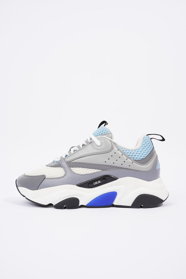 Christian Dior B22 White / Grey / Light Blue Mesh EU 37 UK 4
